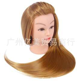 假发头模 学徒练习编发化妆模特头假人头模型 美发公仔头厂家直供