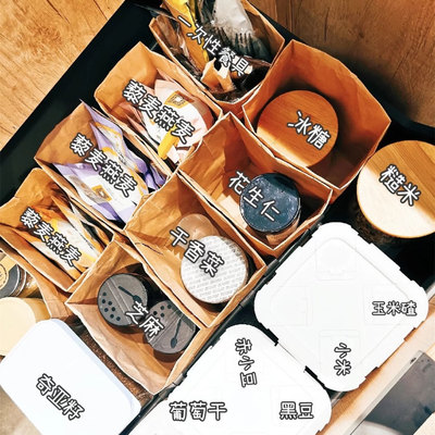 goods in stock Food grade Kraft paper Take-out food doggy bag bread toast Hamburg bag Storage packing paper bag