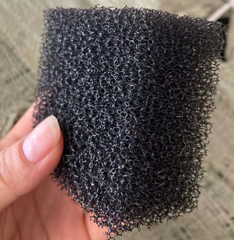 大量销售网状形状的空心粗孔过滤海绵 水族净水过滤棉可定制形状