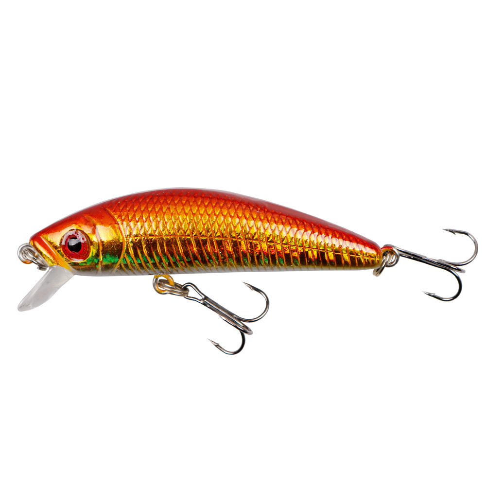 10 Colors Sinking Minnow Lures Shallow Diving Minnow Baits Bass Trout Fresh Water Fishing Lure