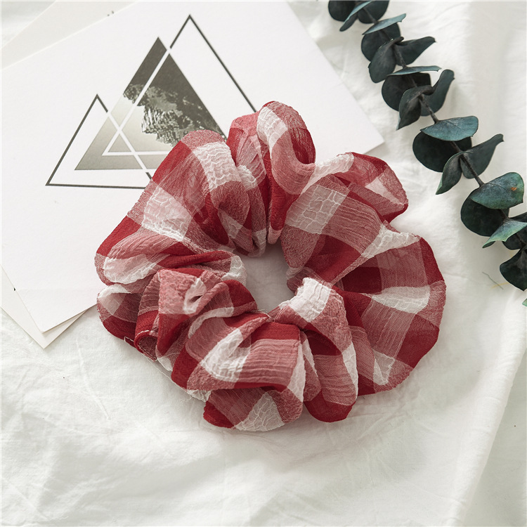 Korean Simple Fabric Floral Sweet Hair Scrunchies display picture 8