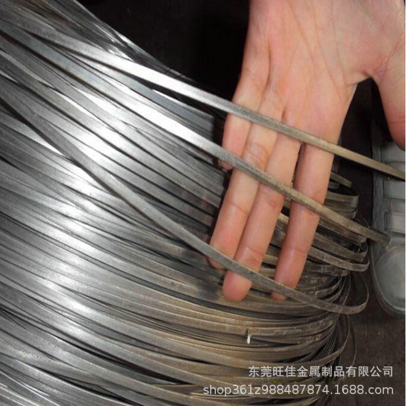 201 304不锈钢线材 扁线 中硬线 全软线 无磁光亮线 加工定制