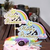 Rainbow decorations, hair band, new collection, wholesale, three colors