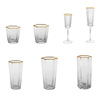 Home Glass Drinking Water Cup Creative Phnom Penh Milk Juice Cup hexagonal beer glass geometric hexagonal crystal cup