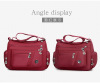 One-shoulder bag for leisure, capacious nylon shoulder bag, suitable for import, Korean style