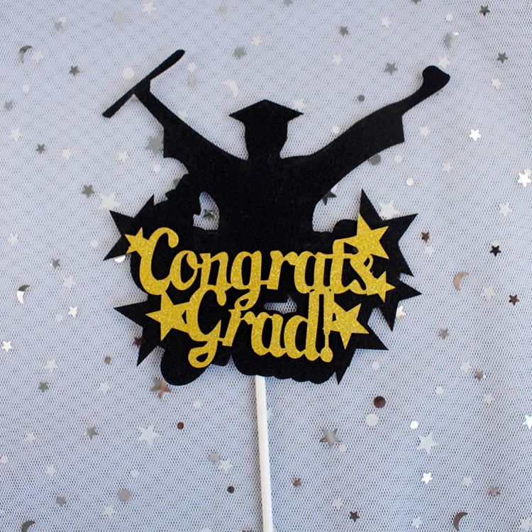 祝贺毕业典礼插牌
