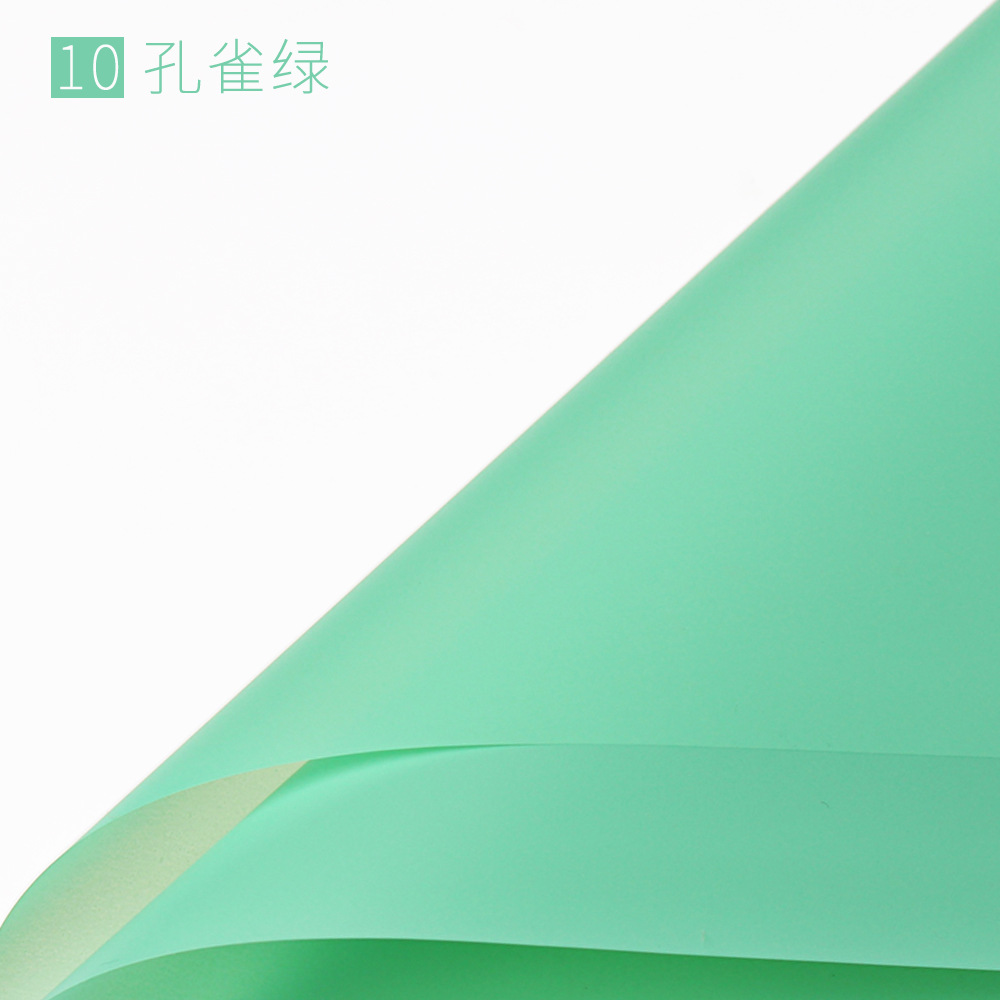 Flower Party Factory al por mayor papel mate de color sólido translúcido papel de embalaje de flores papel de embalaje de flores floristería papel de material de embalaje