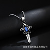 Necklace stainless steel, pendant hip-hop style, accessory, European style, simple and elegant design