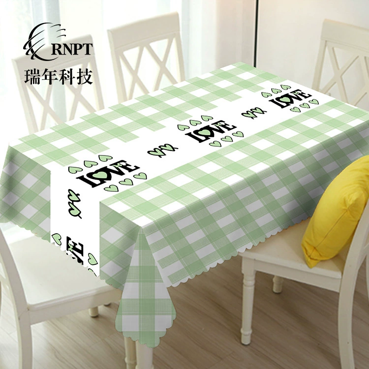 RNPT Ruinan [Фабрика прямых продаж] скандинавский стиль прямоугольная скатерть большая решетка водонепроницаемая скатерть из ПВХ столовая