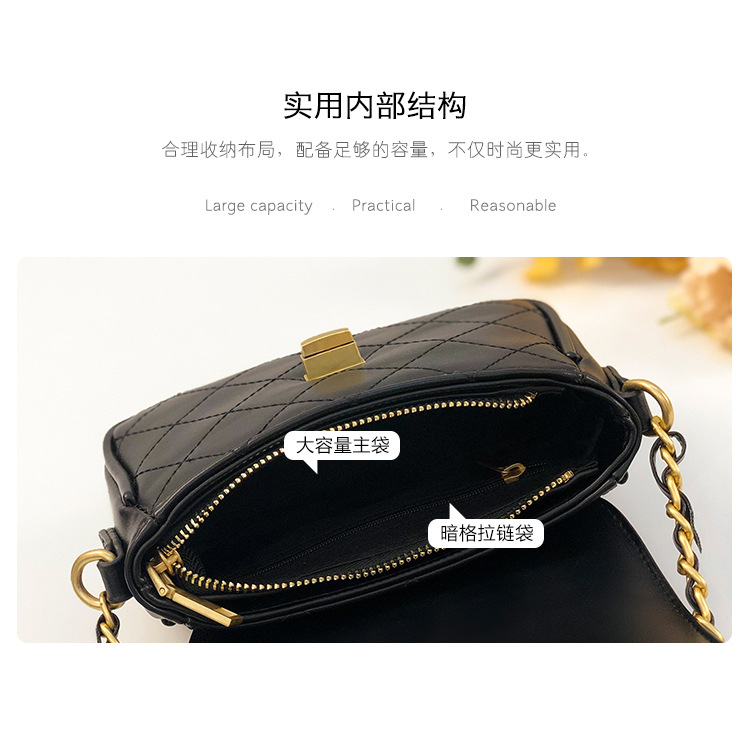 Wholesale Accessories Rhombic Chain Messenger Bag Nihaojewelry display picture 23