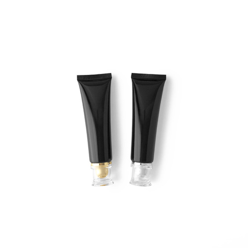 【】50g Black High-Gloss Cosmetic Soft Tube 50ml PE Plastic Soft Tube Facial Cleanser Blackhead Remover Nail