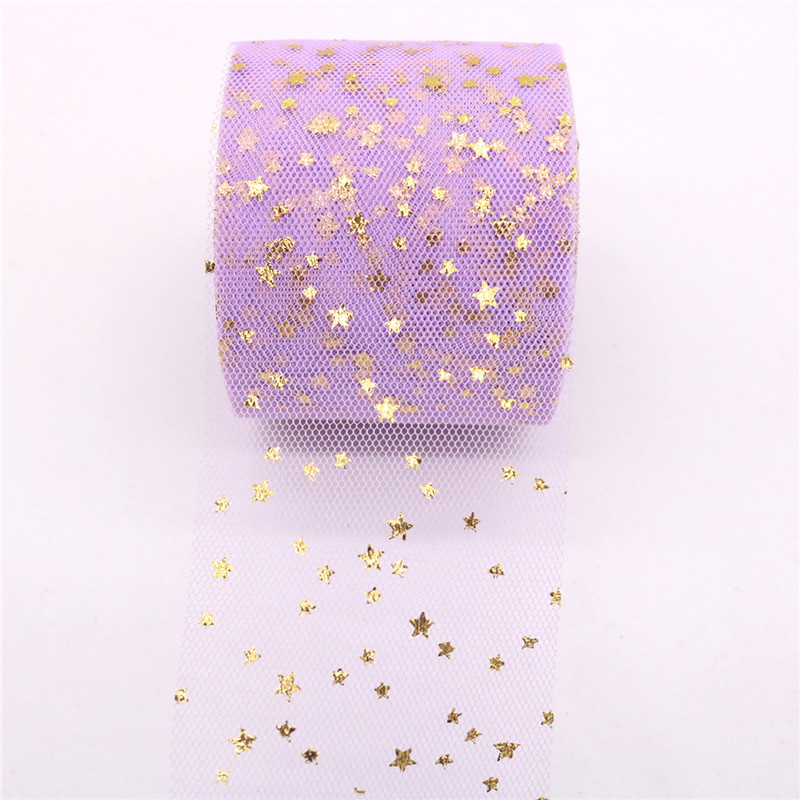 Bronzieren Fünfzackigen Sternnetz Garnrolle Kinder Bogen Haarnadel Prinzessin Puppe Garn Rock Zubehör display picture 13