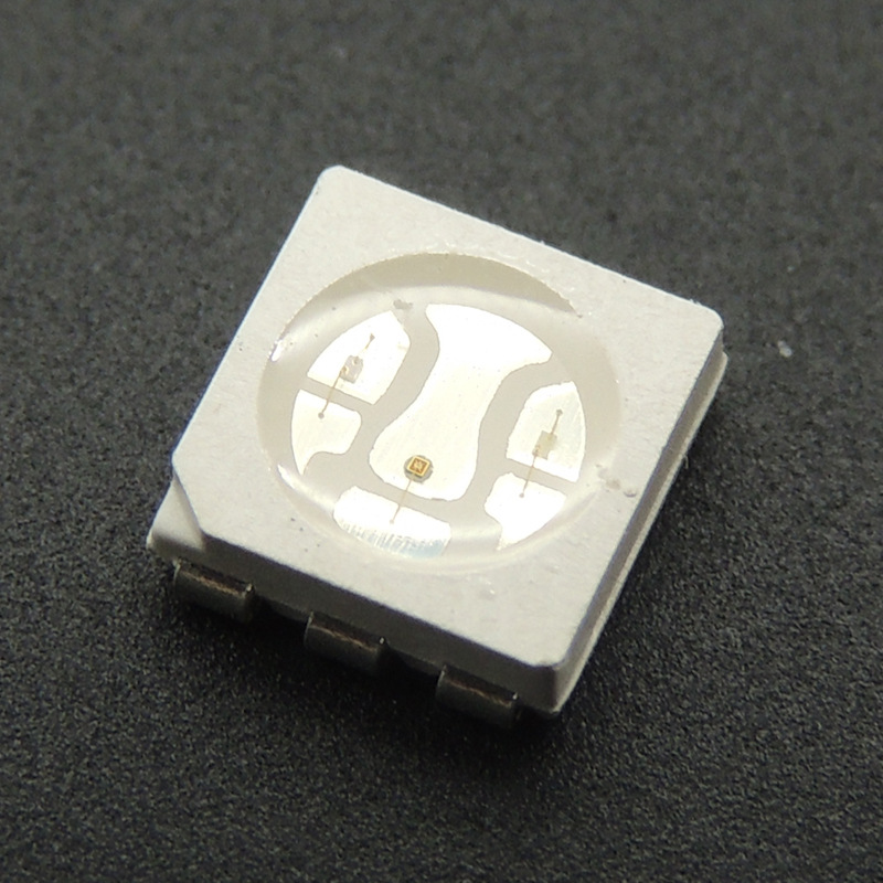 5050RGB灯珠全彩rgb三合一5050rgb贴片LED缺口正极发光管灯条-阿里巴巴