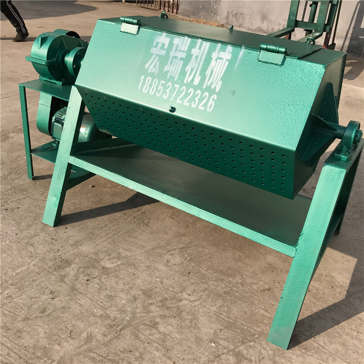 云南文山州大型六角滚筒式除锈机 六角滚筒除锈机鹅卵石打磨机