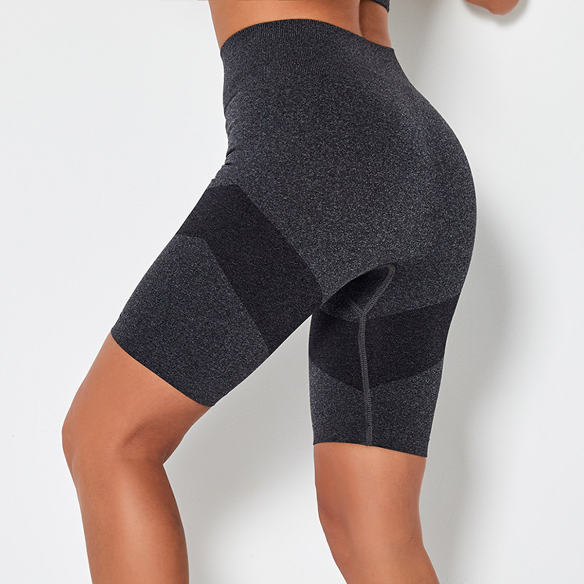 hip lifting high waist sweat-absorbent running shorts NSLX13164