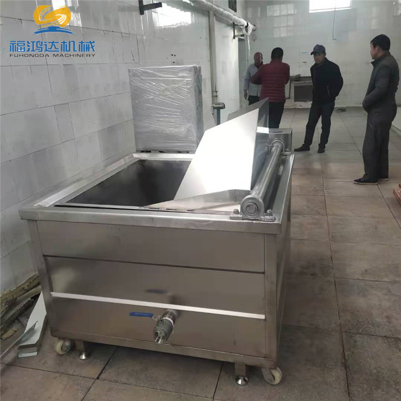 山阳县自动翻转猫耳朵油炸机 蜜三刀油炸锅 休闲面制品京果油炸机