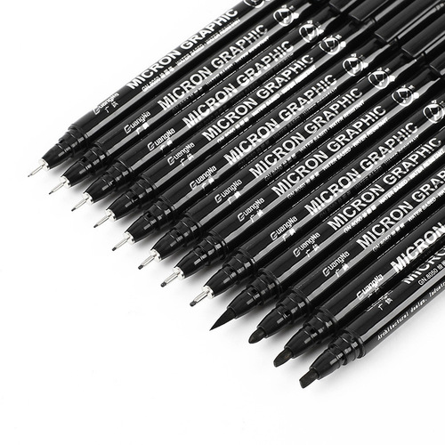 Guangna needle pen 8050 waterproof hook pen clothing stroke line animation design hand-painted hook pen outline