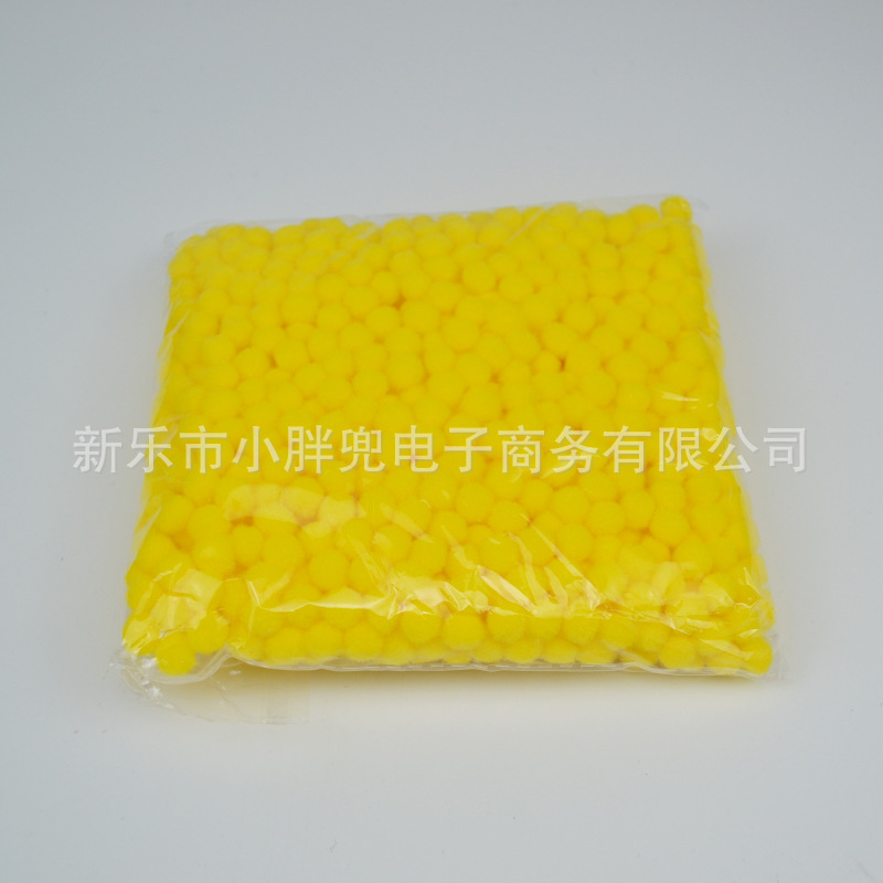 Bola de piel de colores DIY Bola de piel de poliéster joyería accesorios de juguete para niños zapatos y sombreros color mezclado pequeña bola de peluche Decoración