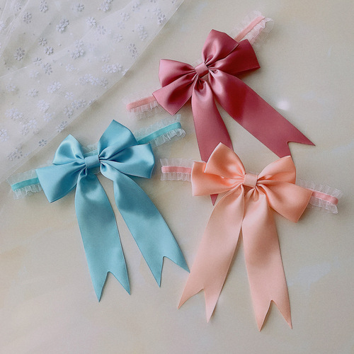 Multicolor Original Bridal Lace Garter with Bow-Knot, Sexy & Playful Stocking Belt—Cross-Border Amazon Supply, Model LW21