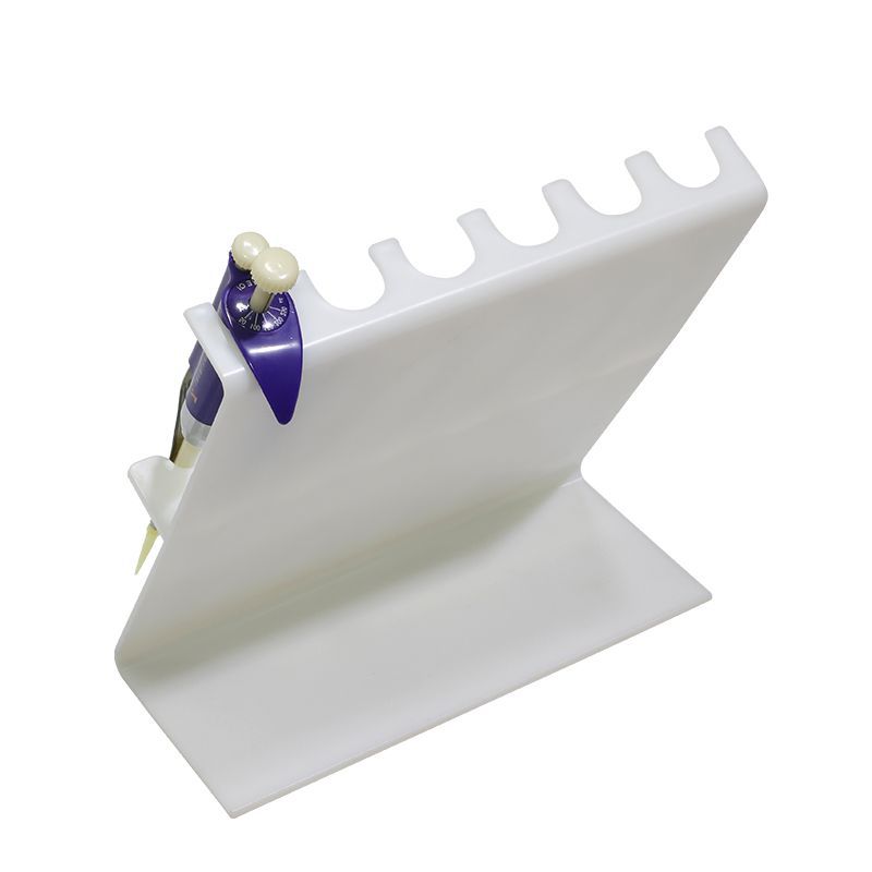 Fábrica al por mayor titular de pipeta tipo Z titular de pipeta de 6 agujeros titular de pipeta de plástico puede contener 6 piezas