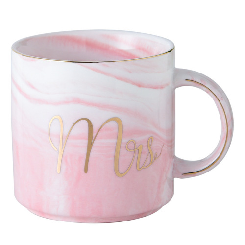 Nordic Marble Pattern Mugs Creative Water Cups Wedding Amazon Cups Ceramic Coffee Cups Couple's Matching Cups