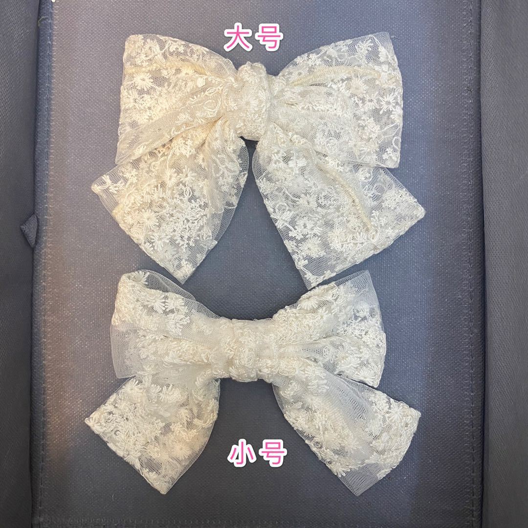 Big Lace Double Bow Hairpin  display picture 1