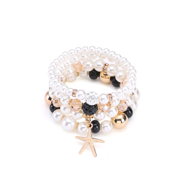 Neues Einfaches Elastisches Böhmisches Armband Mit Mehreren Retro-elementen display picture 17