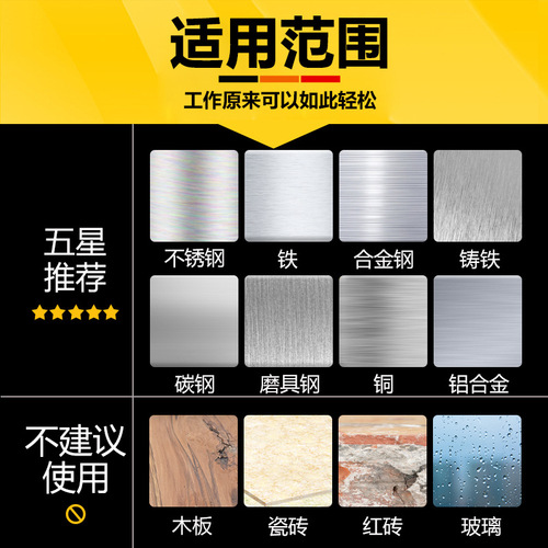 Stainless steel hole opener, extended steel plate opener, thick iron plate, alloy drilling bit can be used to expand metal holes
