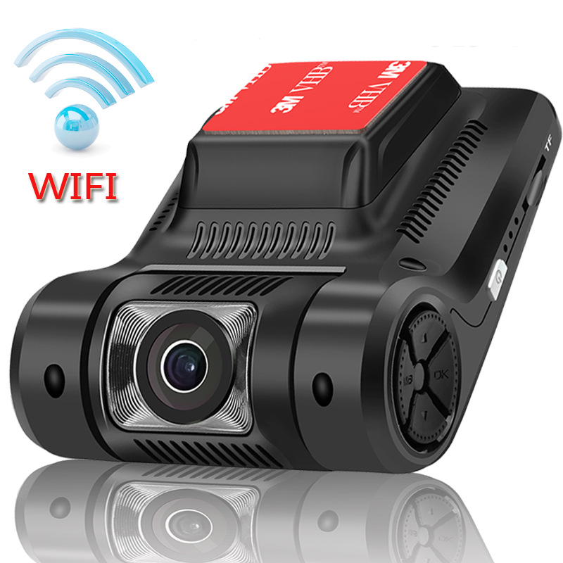 速卖通单镜头行车记录仪360全景高清夜视1296P wifi 隐藏式