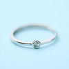 Gemstone ring, accessory, 2019, wish, simple and elegant design, wholesale
