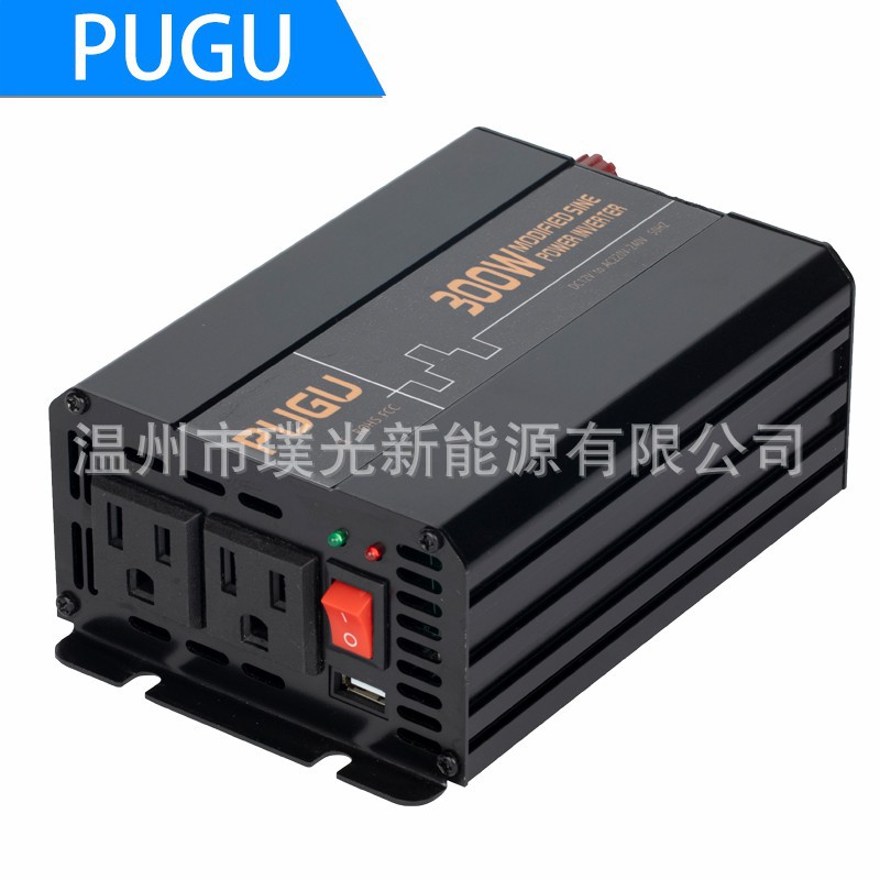 车载逆变器300W 修正弦波逆变器电源 24V转220V电动车逆变器批发