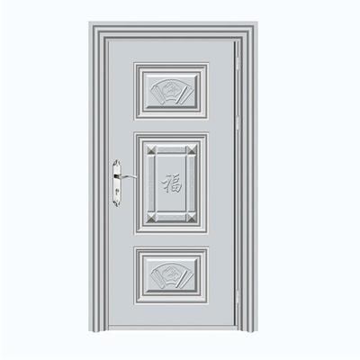 304不锈钢门防盗门不锈钢大门庭院通风门进户单门玻璃防盗门