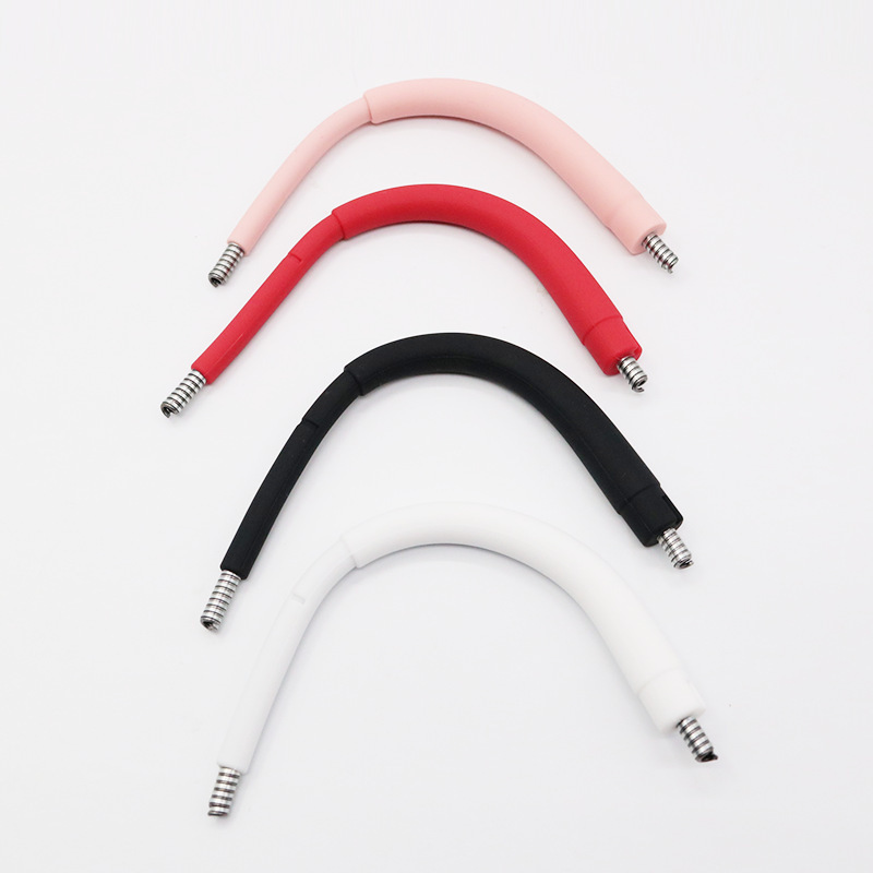 便携式挂脖风扇软管 迷你风扇硅胶软管 懒人风扇五金硅胶批发