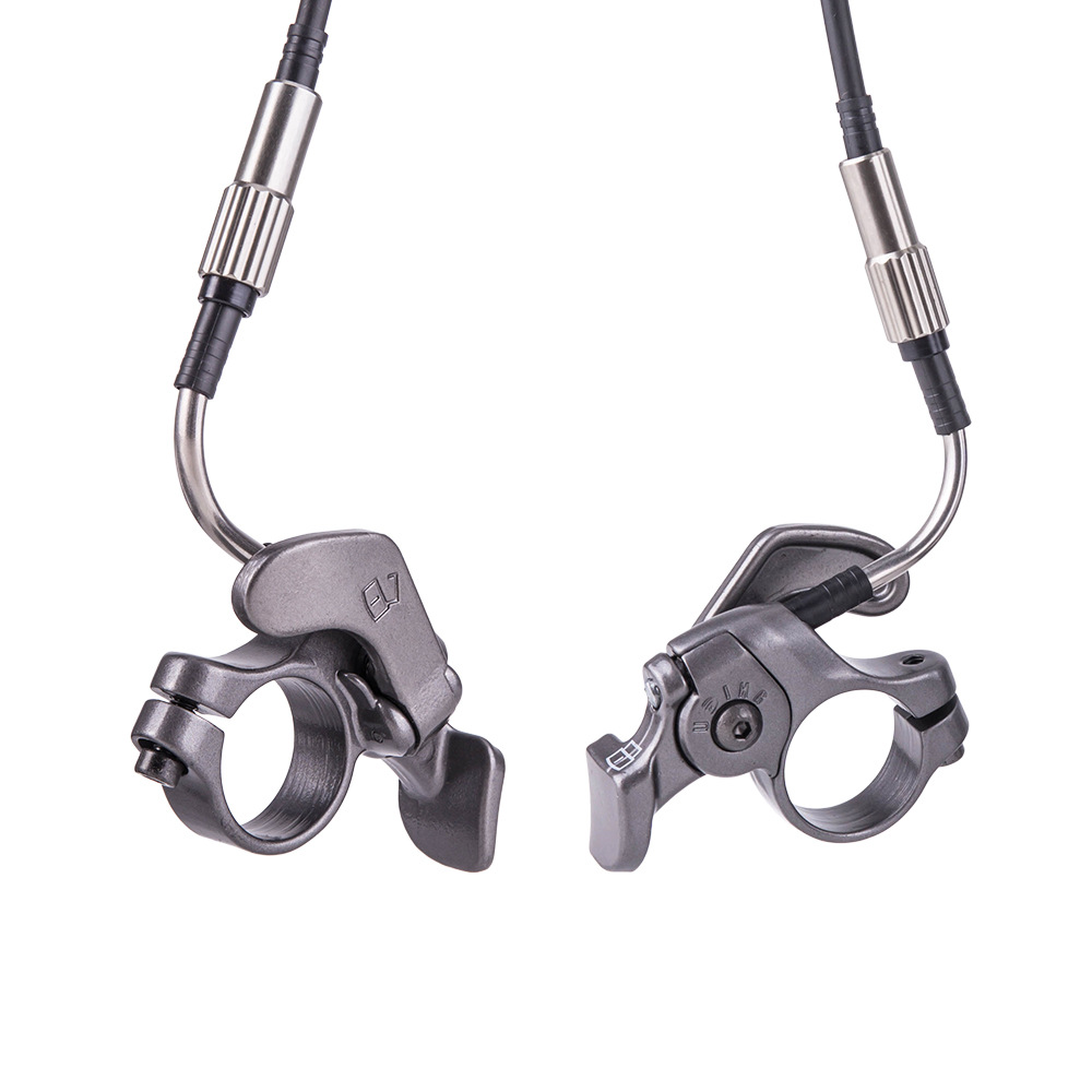 Bicicleta de montaña horquilla delantera 27,5 Taper tubo de control de alambre barril eje carrera 140 aleación de magnesio tenedor de aire con cerradura horquilla delantera