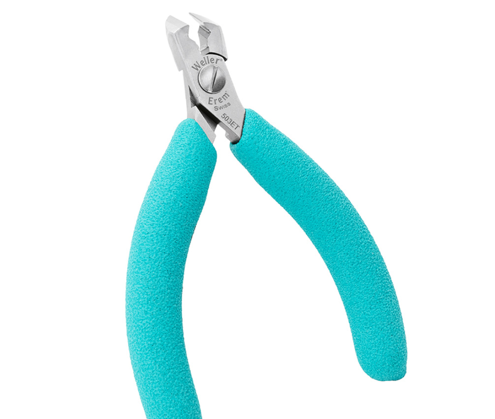 瑞士进口Erem剪钳503ET尖口钳弯角宽头碳化钨硬质合金剪钳