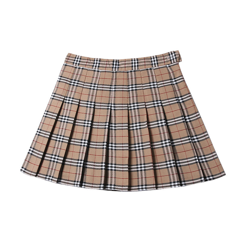 Japanese college style JK uniform skirt plaid skirt pleated skirt short skirt skirt women's spring and summer plaid skirt student skirt
