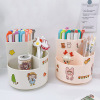 Fashionable universal pens holder for elementary school students, capacious stationery, storage box, wholesale