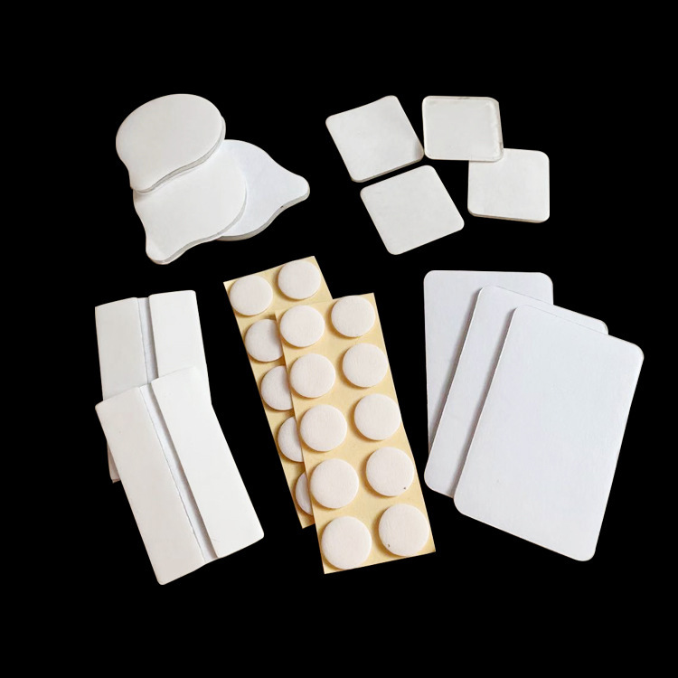 White Film Transparent Acrylic Double-Sided Tape Round Car Ornaments Seamless Fixed Adhesive Tape Waterproof Self-Adhesive Double-Sided Tape