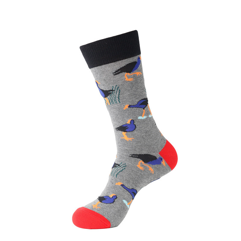 65g Weight Socks Classification Socks Lingerie Type Cotton (more than 50%) Fabric Type A Pair Quantity Casual, Daily Occasion Animal, Color Block Pattern All Seasons Season Unisex Gender Cute Style A Pair Cute Unisex Animal Color Block Cotton (more Than 50%) Crew Socks 18