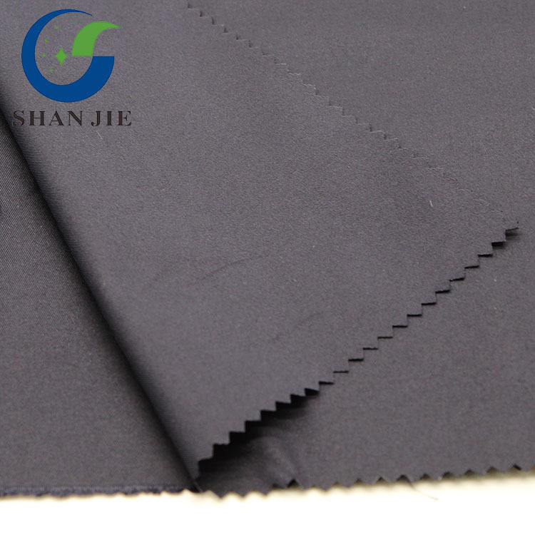 厂家供应战术背心服装面料 50D环保染色藏蓝色TR全棉斜纹防水布