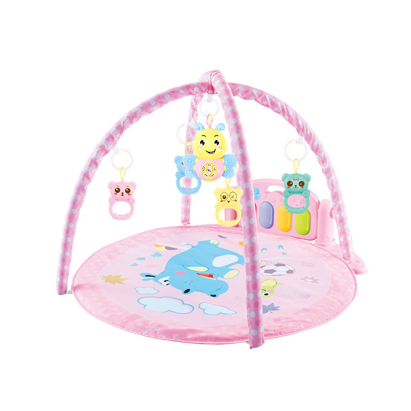 【跨境爆款】婴儿宝宝多功能健身架脚踏琴早教益智婴儿玩具0-1岁|ms