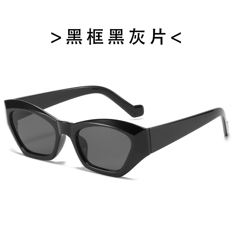 Nuevo en stock transfronterizo gafas de sol de ojo de gato europeo y americano en línea estilo de Hong Kong gafas de sol de comercio exterior suministro directo de fábrica