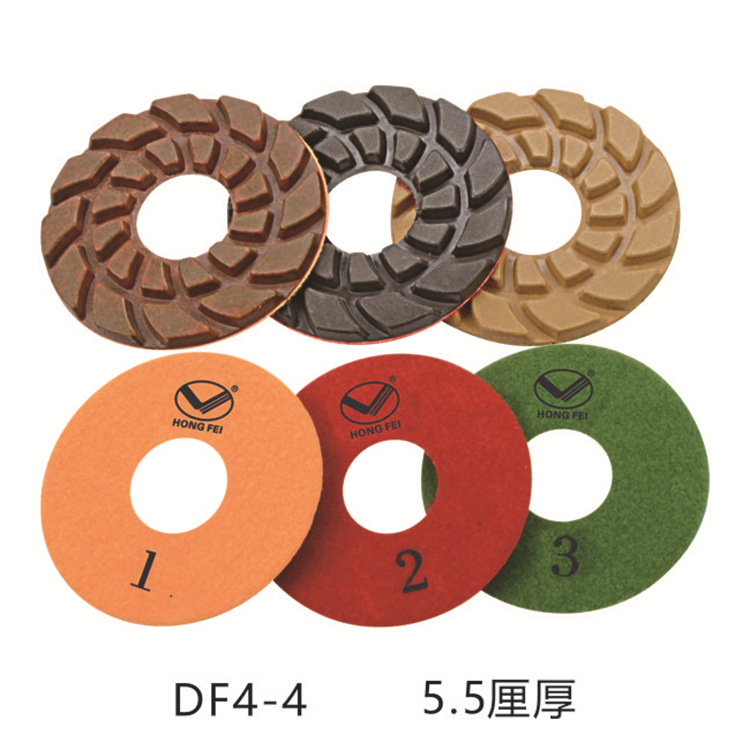 鸿飞石材翻新片花岗岩大理石水磨片金属树脂地坪翻新10cm 5.5厘厚