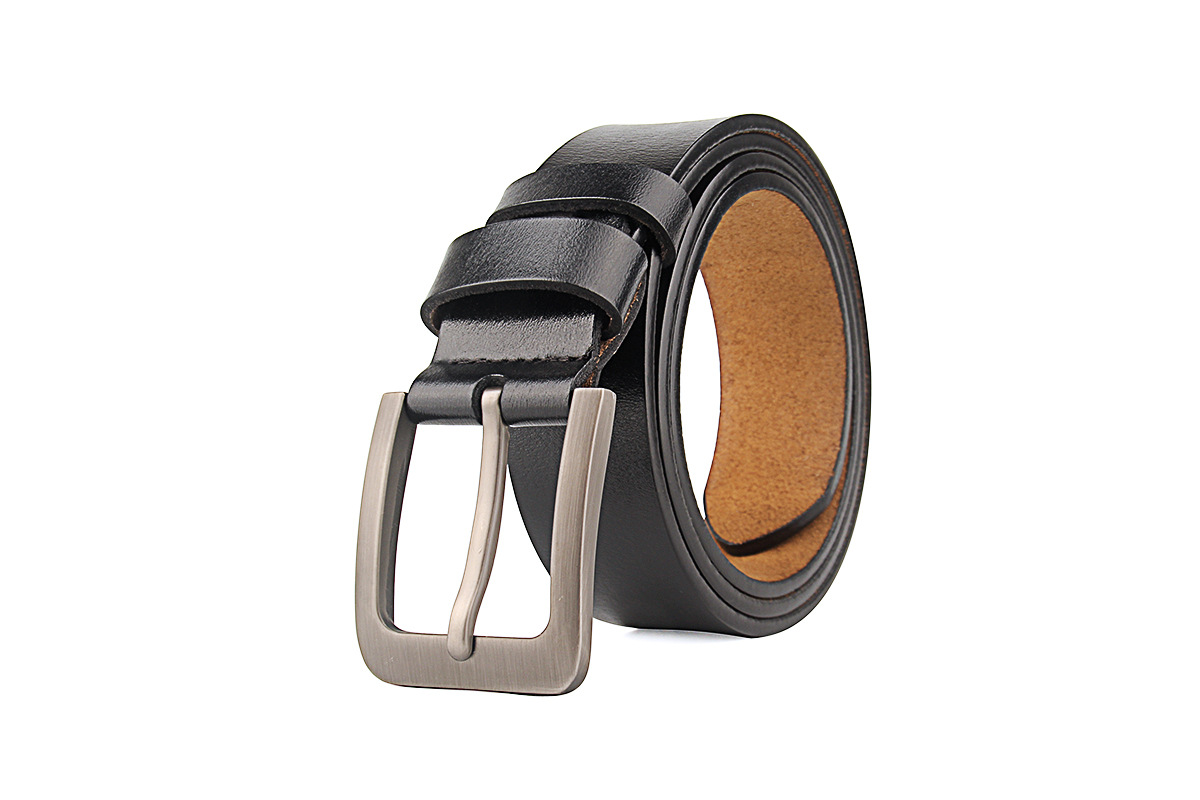 Men's genuine leather extended large size belt pure cowhide export model, specializing in the production of extended men's genuine leather belts