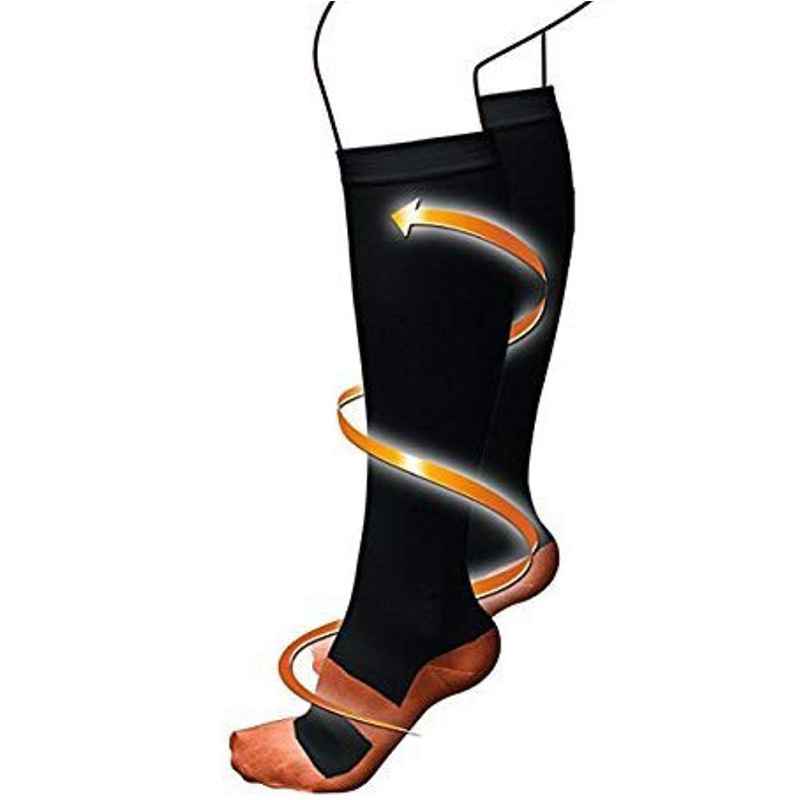 socks copper Fiber Nylon Compression socks Yin and Yang socks Miracle copper socks Slimming Compression Leg socks