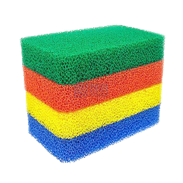 清洁快干绵聚氨酯硅胶过滤棉多用途去污硅胶海绵块