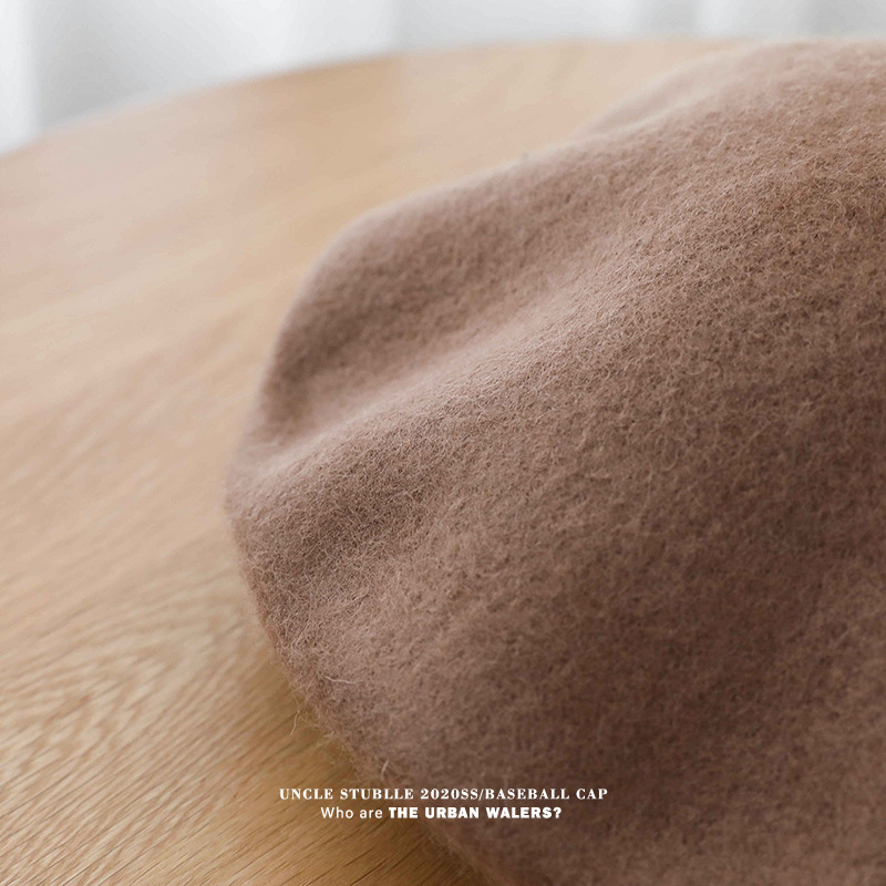 Unisex Wool beret woman retro autumn-winter everything breathable artist hat summer thin hipster woman_voghion.com