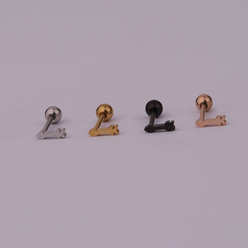 Lady Geometric Plating Stainless Steel Ear Studs display picture 14