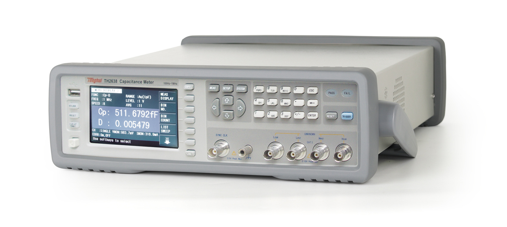 同惠TH2638B 高速精密电容测量仪  元器件参数测试仪 同惠总代理