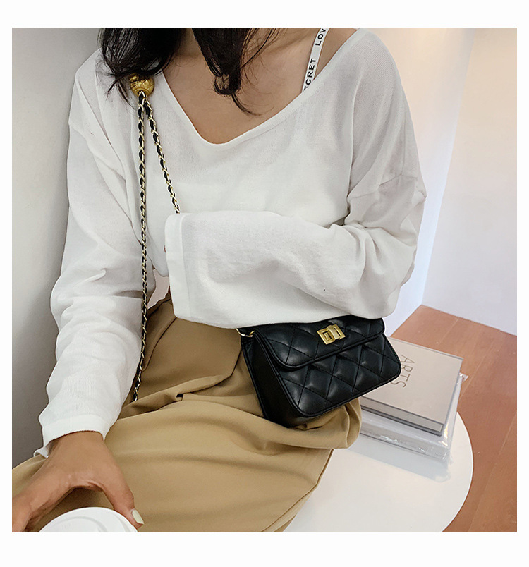 Mini Handbags  New Fashion Rhombus Chain Messenger Shoulder Bag Wholesale display picture 3